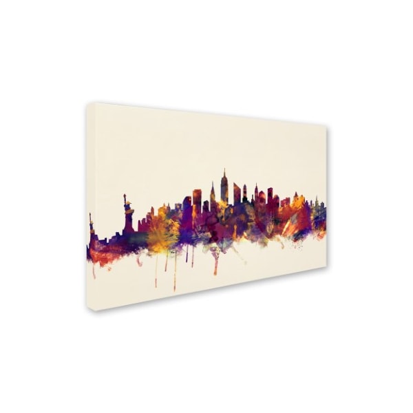 Michael Tompsett 'New York City Skyline' Canvas Art,16x24